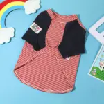 Pet T-Shirt for Medium and Large Dogs, Red and White Stripes – gallery image 5