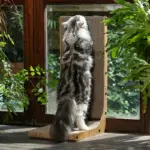 L-Shaped Cat Scratching Board for Scratching & Claw Maintenance with Sturdy L-Shape Design – gallery image 9