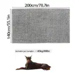 Extra-Large Dog Mat for Resting & Floor Protection, Quick-Dry Chenille Fiber – gallery image 10
