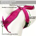 Adjustable No-Pull Dog Harness for Walking & Jogging with Reflective Accents and Control Handle – gallery image 8