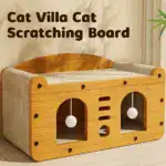 Cat House Condo for Indoor & Outdoor Resting with Ventilated Doors and Scratching Boards – gallery image 7