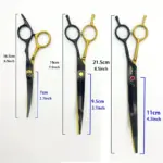 Dog Grooming Scissors for Hair Trimming & Styling with Cutting, Curved and Thinning Shears – gallery image 4
