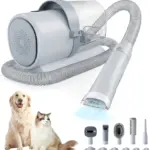 5-Piece Pet Grooming Vacuum Kit for Trimming & Hair Collection with Guide Combs – gallery image 3