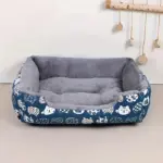 Pet Mattress Cushion for Resting & Lounging, Easy-Clean Surface, Paw Print Design – gallery image 7