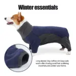 Dog Bodysuit for Warmth & Shedding Control with Contrast Color Design – gallery image 5