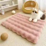 Artificial Short Plush Pet Mat for Resting & Sleeping, Washable Soft Surface – gallery image 8