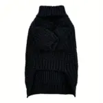 Pet Turtleneck Sweater for Warmth & Everyday Wear, Thick Knit Pullover – gallery image 9