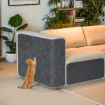 Self-Adhesive Cat Scratching Pad for Scratch Protection & Surface Guarding, Beige & Brown Textured Design – gallery image 14