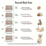 Thickened Double-Layer Pet Mattress for Resting & Lounging with Dog Paw Pattern – gallery image 8