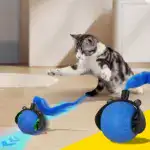 Automatic Interactive Cat Toy for Rolling & Chasing with Two-Speed Adjustment – gallery image 11