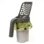 Cat Litter Box for Litter Waste Containment & Easy Cleaning with Integrated Waste Bin – gallery image 8