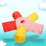 Collapsible Pet Tunnel for Cat Play & Activity with 5-Way Design – gallery image 2