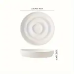 Ceramic Slow Feeder Bowl for Controlled Pet Feeding with Whisker-Friendly Wide Shape – gallery image 7