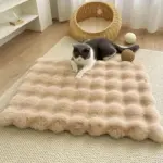 Artificial Short Plush Pet Mat for Resting & Sleeping, Washable Soft Surface – gallery image 5