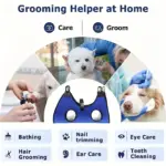 Pet Grooming Hammock for Nail Trimming & Grooming Support with Hanging Strap Design – gallery image 8