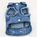 Vintage Imitation Denim Sleeveless Pet Vest for Spring and Autumn Wear – gallery image 10
