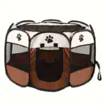 Octagonal Foldable Pet Enclosure for Indoor Containment & Resting – gallery image 10