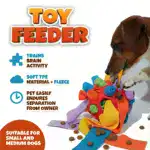 Interactive Snuffle Ball for Dogs for Treat Dispensing & Puzzle Play, Durable Rubber Design – gallery image 9