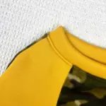 Camouflage Fleece Dog Crewneck Sweatshirt for Warmth and Coverage, Color-Block Design – gallery image 9