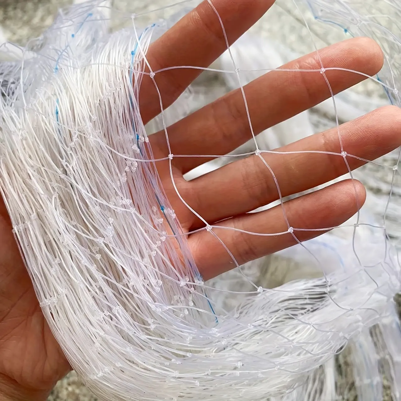 afb9676f-dbec-4923-819b-685e9de3a00c Transparent Mesh Protection Net for Balcony and Window Barrier Use with Fixed Plastic Buckles – main image