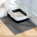 Honeycomb Double-Layer Cat Litter Mat for Litter Tracking Control and Easy Cleanup – main image