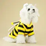 Bee Costume Hoodie for Small Dogs for Warm Wear in Cool Weather with Pullover Design – gallery image 10