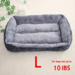 Pet Sleeping Nest Sofa Bed for Cats and Dogs for Resting & Lounging, Thick Rectangular Mattress – gallery image 21