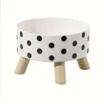 Elevated Pet Feeding Bowl for Eating & Drinking with Raised Stand Design – gallery image 3