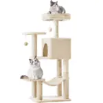 Multi-Cat Tree Tower for Climbing & Resting with Condo and Hammock, Sisal Scratching Posts – gallery image 10