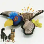 Bite-Resistant Squeaky Dog Chew Toy for Chewing & Interactive Play, Animal Print Design – gallery image 6