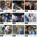 Pet Jumpsuit Outfit for Spring and Summer Wear, Striped Denim-Style Design – gallery image 8