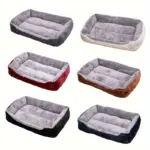 Pet Sleeping Nest Sofa Bed for Cats and Dogs for Resting & Lounging, Thick Rectangular Mattress – gallery image 14