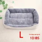 Pet Sleeping Nest Sofa Bed for Cats and Dogs for Resting & Lounging, Thick Rectangular Mattress – gallery image 19