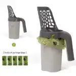 Cat Litter Box for Litter Waste Containment & Easy Cleaning with Integrated Waste Bin – gallery image 5