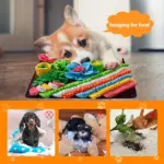 Pet Sniffing Pad for Slow Feeding & Puzzle Play with Two-Tone Color Design – gallery image 12