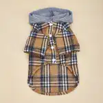 Hooded Color-Block Pet Jacket for Outdoor Wear in Cool Weather and Machine-Washable Design – main image
