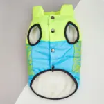 Three-Color Patchwork Padded Pet Coat for Cold-Weather Wear – gallery image 3