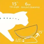 U-Shaped Non-Slip Double Pet Bowl for Feeding & Water – gallery image 4