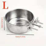 Stainless Steel Pet Bowl for Food and Water with Hanging Straps and Screw-Mount Hardware – gallery image 6