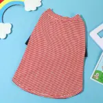 Pet T-Shirt for Medium and Large Dogs, Red and White Stripes – gallery image 10