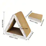 Collapsible Six-Sided Cardboard Cat Scratch Pad for Scratching & Play, Corrugated Surface – gallery image 5