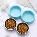 Stainless Steel Double Pet Bowl for Feeding with Removable Inserts – gallery image 7