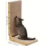 L-Shaped Cat Scratching Board for Scratching & Claw Maintenance with Sturdy L-Shape Design – gallery image 5