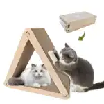Collapsible Six-Sided Cardboard Cat Scratch Pad for Scratching & Play, Corrugated Surface – gallery image 2