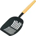 Metal Cat Litter Scoop for Sifting & Waste Removal with Long Handle – main image