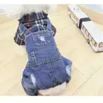 Plaid Imitation Denim Dog Jacket for Warmth and Outdoor Wear – gallery image 7