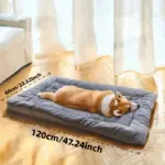Dog Bed Mat for Indoor Resting & Sleeping, Soft Cushion Design – gallery image 4