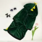 Winter Fleece Dog Hat for Warmth & Head Coverage, Dinosaur Style – gallery image 7