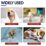 Quick-Dry Dog Bathrobe for Drying After Bathing & Grooming with Embroidered Detail – gallery image 7