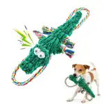 Plush Alligator Dog Toy for Chewing & Interactive Play with Squeaker and Rope Tug Design – gallery image 5